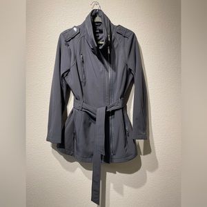 Avanti Grey Jacket with Hidden Hood (Size L)